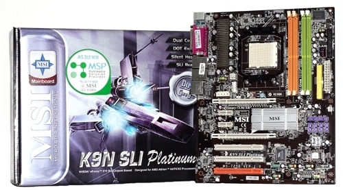 Carte Mère MSI K9N SLI Platinum - 2 Go RAM PC2-6400 800 MHz - Neuf