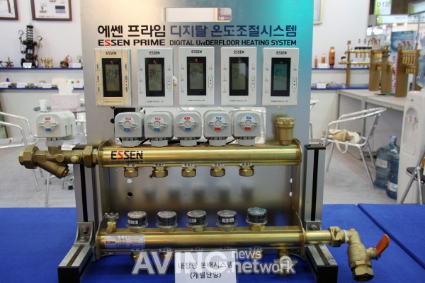 [ENTECH2010 현장]에쎈테크, 황동밸브류와 난방장치 출품
