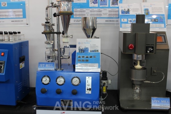 [KOREA LAB 2011] 케이엠텍, 최대 12000RPM까지 회전하는 'JET Mill'
