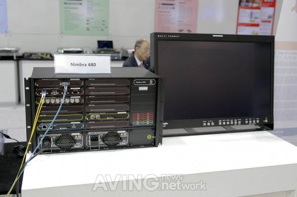 [KOBA 2011] 산암텍, 방송통신융합 광전송시스템 'Nimbra680' 관련 사진