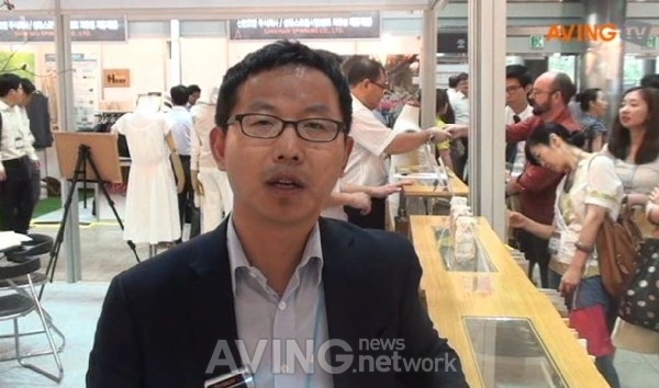 [PIS 2011 현장 영상] 케이준컴퍼니, 오가닉 코튼 응용 소재 선보여