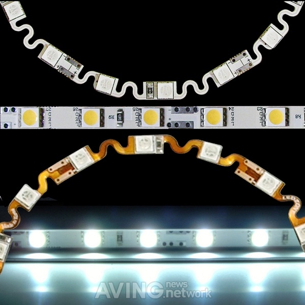 [미리보는 LED&OLED EXPO 2012] 엘이디존, 일체형 LED 'Snow crystal' 전시