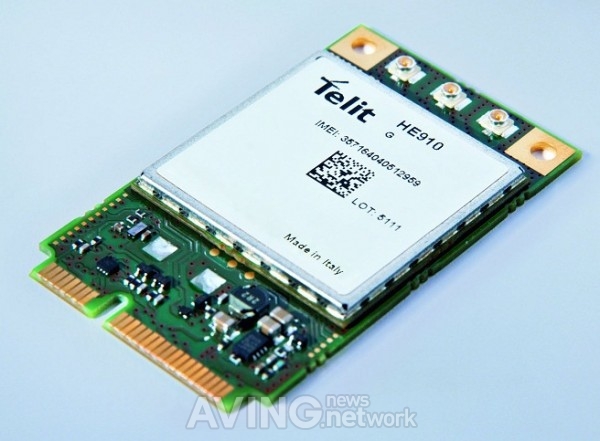 He910 텔릿, M2M 모듈 'HE910' 장착한 Mini-PCIe 어댑터 카드 발표