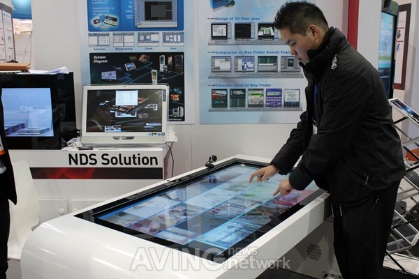 [CES 2013-대구모바일융합센터] 엔디에스솔루션, 디지털 사이니지 전문프로그램 '큐-사인'