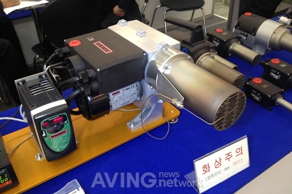 [SURTECH KOREA 2014 영상] 필립하이스텍, 24시간 연속 작업 가능한 공업용 열풍기 선보여
