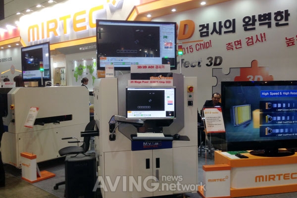 [한국전자제조산업전 영상] 미르기술, 3D/2D겸용 AOI 검사기 'MV-9 Series' 관련 사진
