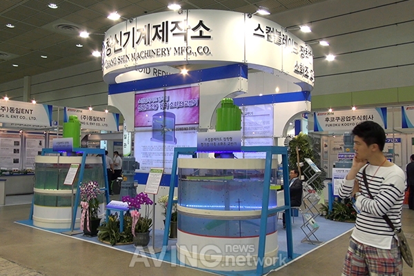 [ENVEX 2014 영상] 창신기계제작소, 스컴블레이드 장착형 소화조 교반기 전시