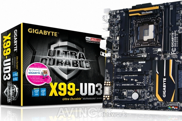 제이씨현시스템, GA-X99-UD3 메인보드 출시
