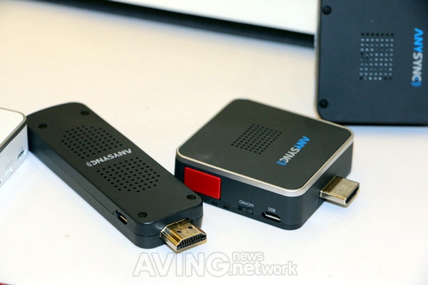 [CES 2015] 알엔웨어, 세계 최초 N:1 연결하는 무선영상전송장치 'anysync' 소개