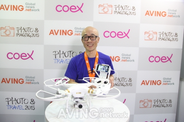 [P&I 2015 영상] 아이드론, 최신형 드론 DJI '팬텀 3' 시연