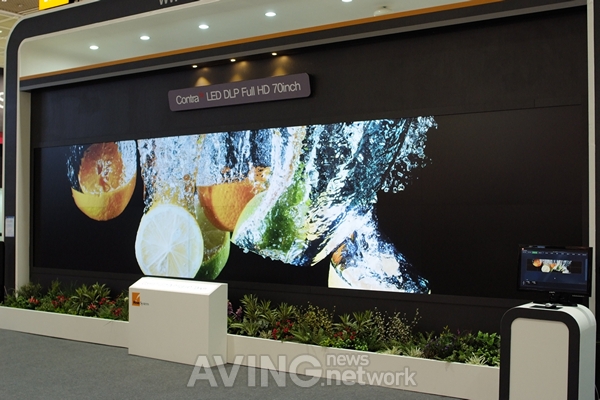 [KOBA 2015] 하이브시스템, Contra LED Video Wall 시스템 공개 관련 사진