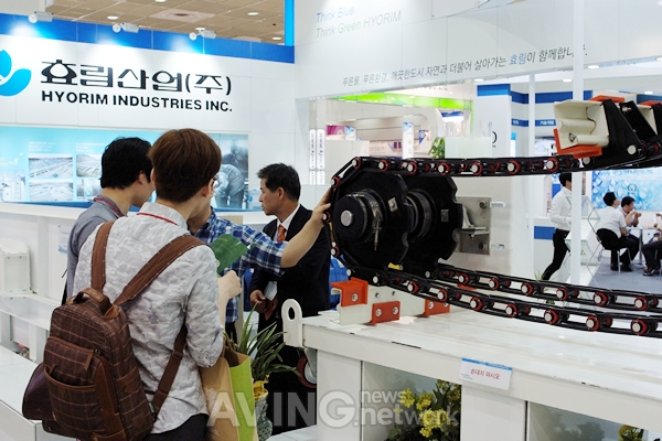 [ENVEX 2015] 효림산업, 비금속 체인 플라이트 슬러지 수집기 선보여