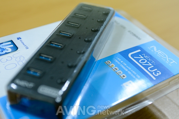 [리뷰] NEXT USB 3.0 7포트 유전원허브