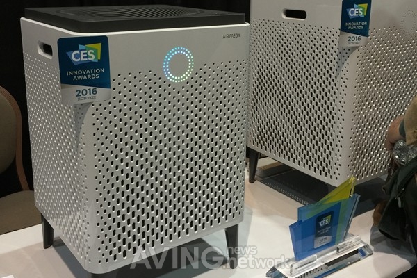 [CES 2016 Unveiled] 코웨이, 스마트 공기청정기 'AIRMEGA' 선보여