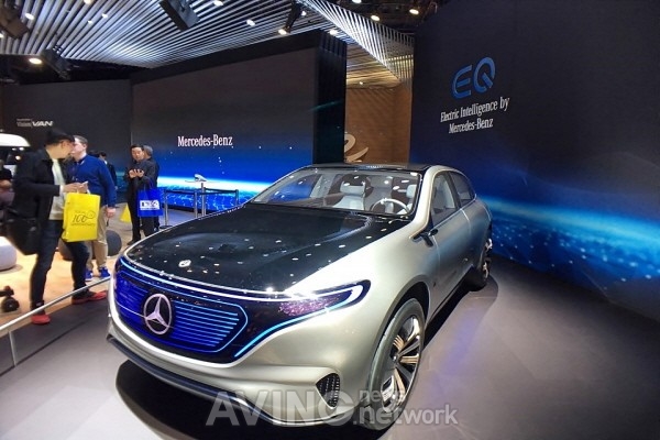 [CES 12년 취재기자의 현장직톡 (6)] 메르세데스벤츠(Mercedes-Benz) 전기인공지능 콘셉트카, 'EQ' 전시