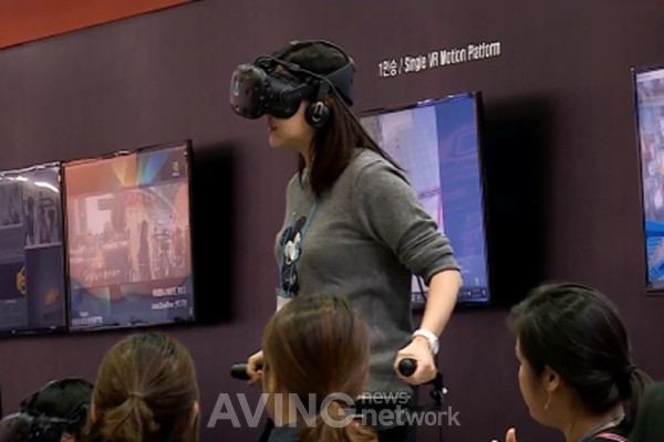 [2017 KES 영상] 이노시뮬레이션, VR 접목한 다양한 체험 시스템 선봬