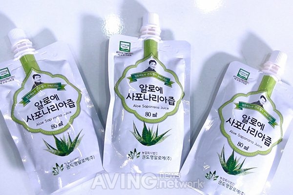 [2018 G-FAIR KOREA 영상] 권도영알로에, 껍질째 먹는 유기농 알로에 사포나리아 이용한 즙, 곤약 겔 선봬