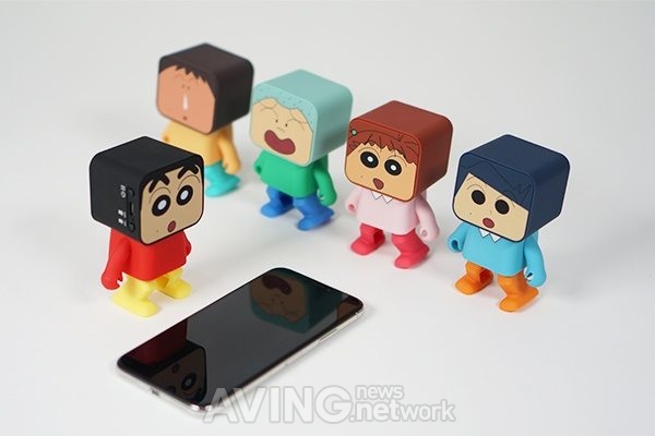 [미리보는 메가쇼 2018 시즌2] 트라맥스, 소리에 맞춰 춤추는 짱구 블루투스 스피커 전시 예정