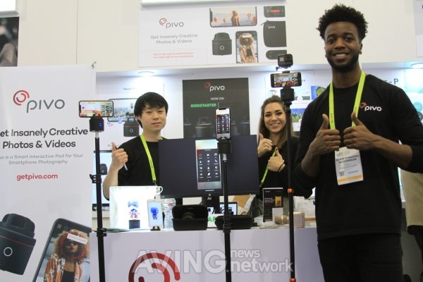 [CES 2019] ㈜쓰리아이, 개성있는 사진 및 동영상 콘텐츠를 만들 수 있는 "피보" 관련 사진