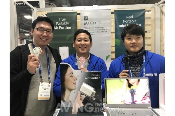 [CES 2019] 블루필, 콤팩트한 공기 청정기-미니헤드 선풍기 소개 관련 사진