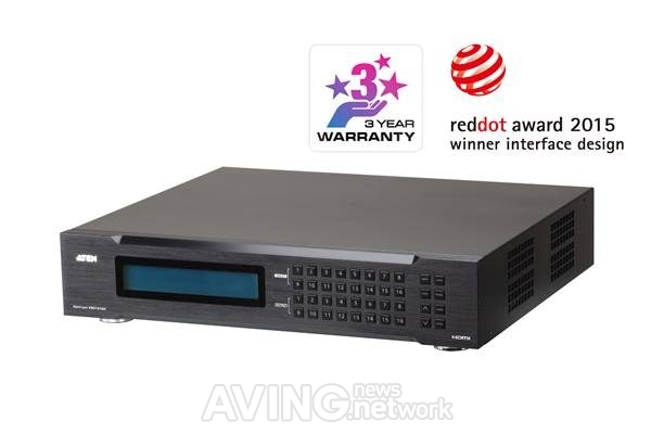 [KOBA 2019]에이텐, 16 x 16 HDMI 매트릭스 스위치 'VM51616H' 전시