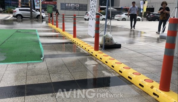 [2019 대한민국 국제쿨산업전] 블락스톤, 미세먼지와 폭염을 동시에 잡는 '클린로드 시스템' 주목!