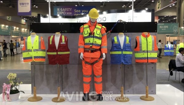 [2019 K-SAFETY EXPO 영상] 대영에스엔에스, 고휘도 밝기지원 안전복 주목!
