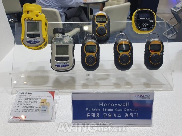 [KORMARINE 2019] 화인컴에스이, 다양한 휴대용 단일 가스 검지기 소개