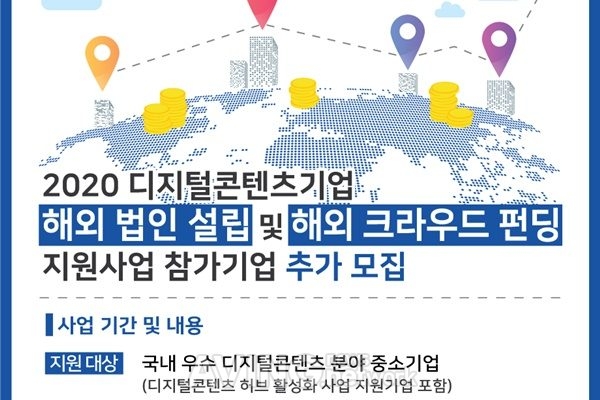디지털콘텐츠기업 성장지원센터, 해외 법인 설립 및 해외 크라우드 펀딩 지원사업 참여기업 추가 모집 관련 사진