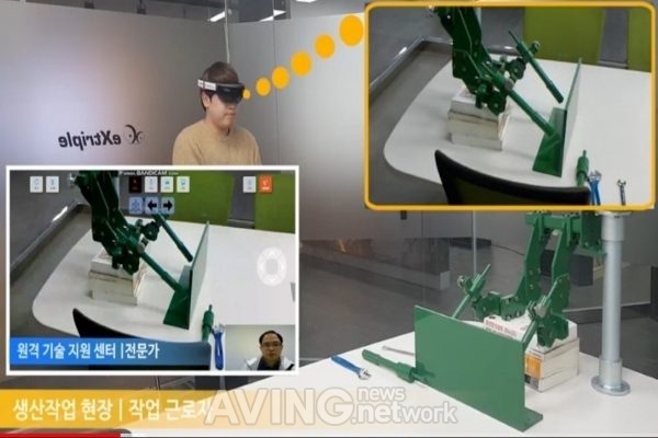[CES 2021 All Digital] 익스트리플(EXTRIPLE), XR 원격협업 지원시스템 '메타뷰-리모트' 선보여