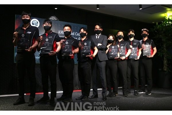 한성자동차, '2022 AMG 세일즈 엑스퍼트 트레이닝 코리아' 수료식 개최 관련 사진