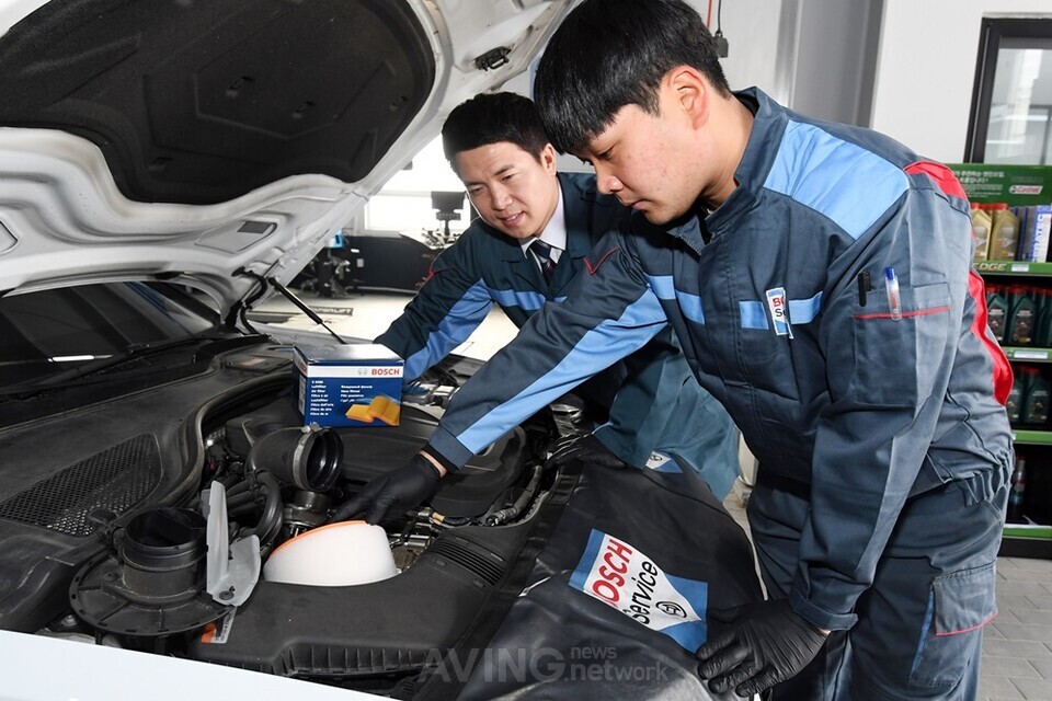 보쉬카서비스(BCS) 차량 종합 점검 모습 │사진 제공-보쉬 AA 사업부
