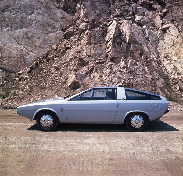 1974 포니 쿠페 콘셉트 모델 │사진 제공-현대자동차