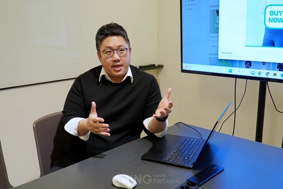 정범진 대표는 "현 시대의 광고는 '퍼포먼스 마케팅'"이라고 설명했다. | 촬영-에이빙뉴스
