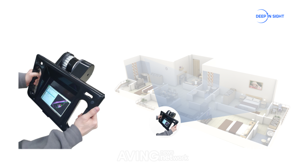 휴대용 3D 공간 정보 스캐너 '디멘뷰(DIMENVUE)’ │제공-딥인사이트