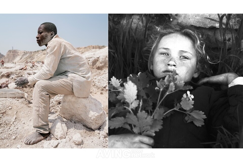 (좌) Cobalt mining. Portrait of a miner, Kolwezi, Democratic Republic of the Congo (DRC) 2023 from the series Critical Minerals – Geography of Energy © Davide Monteleone/LOBA 2024, (우) Moldova 2022 from the series Homeland © Maria Guțu/LOBA 2024 │ 사진 제공 - 라이카 카메라 코리아