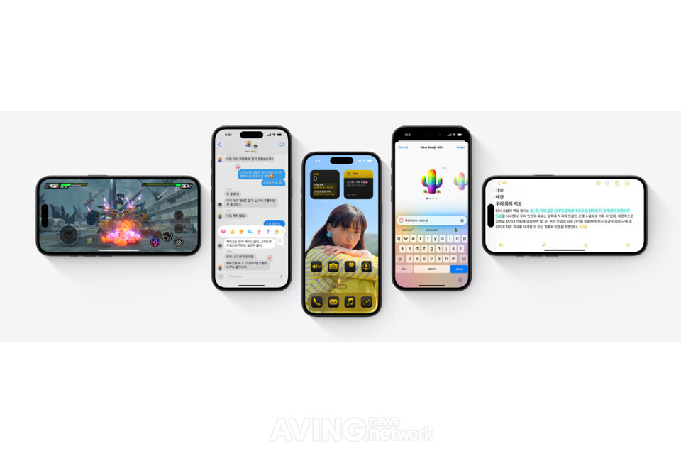 iOS 18 사용자 인터페이스(UI) | 출처 - 애플(Apple)