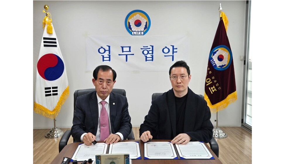 왼족부터 김현규 경우라이프 대표, 조남웅 JL스탠다드 대표 ㅣ 제공-JL스탠다드