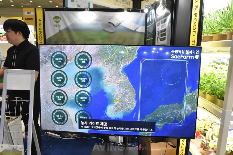 새팜 관련 기사 사진 · 새팜, 2025 농식품 테크 스타트업 창업 박람회서 ‘농림위성 AI 분석 웹 서비스’ 선보여… “스마트 농업의 패러다임 전환 이끈다!”