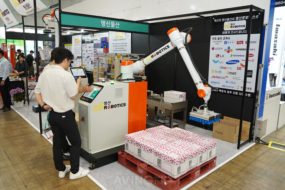 명신물산, K-PRINT 2025 참가... 팔레타이징·래핑 로봇 등 포장 자동화 솔루션 대거 출품