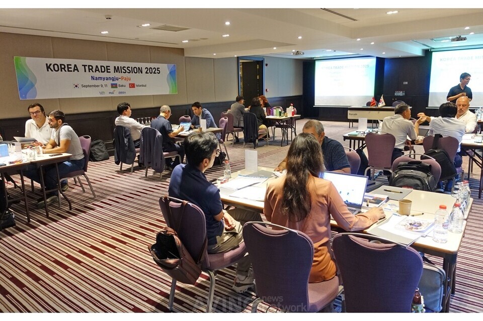 경과원, 경기북부 5개社와 튀르키예·아제르바이잔서 해외 판로 수출길 개척... 4362만 달러 수출상담 성과