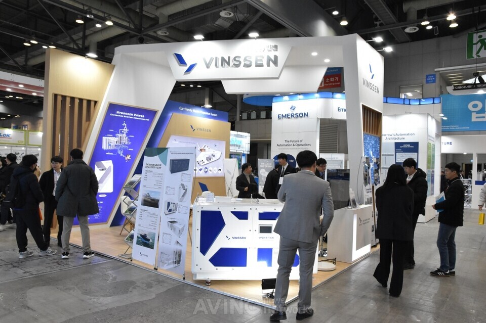 WHE 2025에 참가한 빈센 부스 모습 | 촬영 - 에이빙뉴스