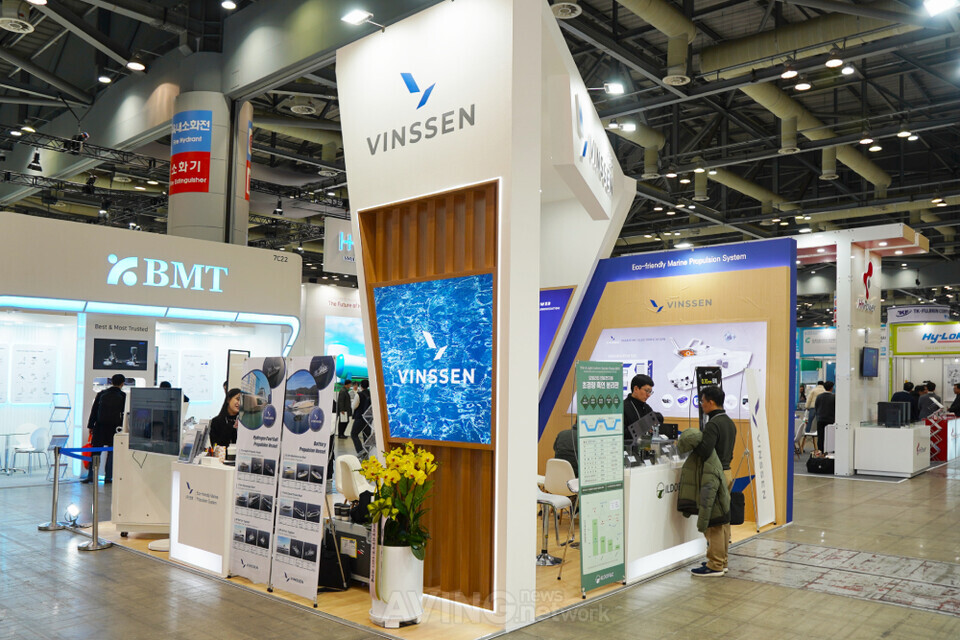 WHE 2025에 참가한 빈센 부스 모습 | 촬영 - 에이빙뉴스