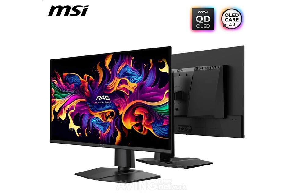 MSI, 고성능 게이밍 모니터 'MAG 272QP QD-OLED X24' 출시... “QD-OLED의 진입 장벽 낮춰”