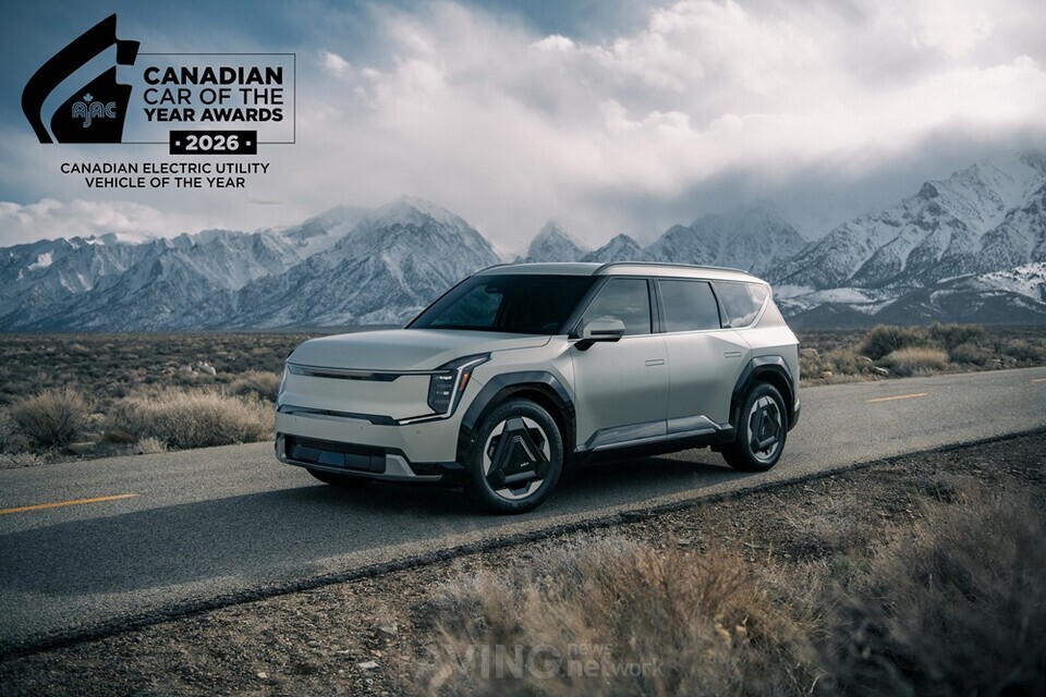 2026 캐나다 올해의 차 ‘전동화 유틸리티’ 부문을 수상한 기아 EV9 │제공-현대자동차그룹