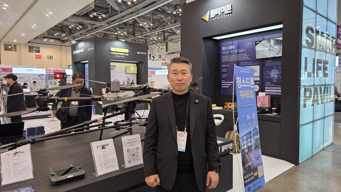 DSK 2026에 참가한 플라이존 안승용 대표 | 촬영-에이빙뉴스