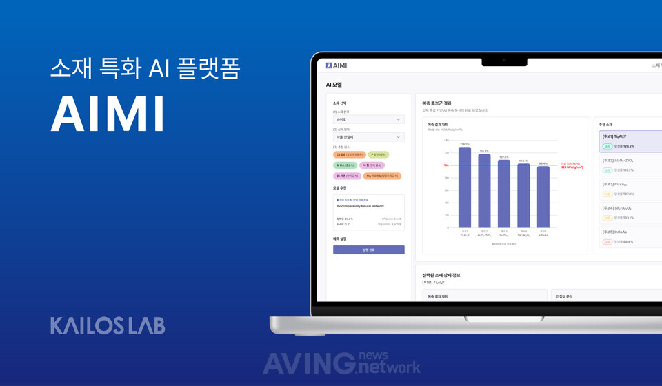 카이로스랩, 'NANO KOREA 2026'서 신소재 R&D 혁신할 AI 플랫폼 'AIMI' 공개... - 뉴스 썸네일 이미지
