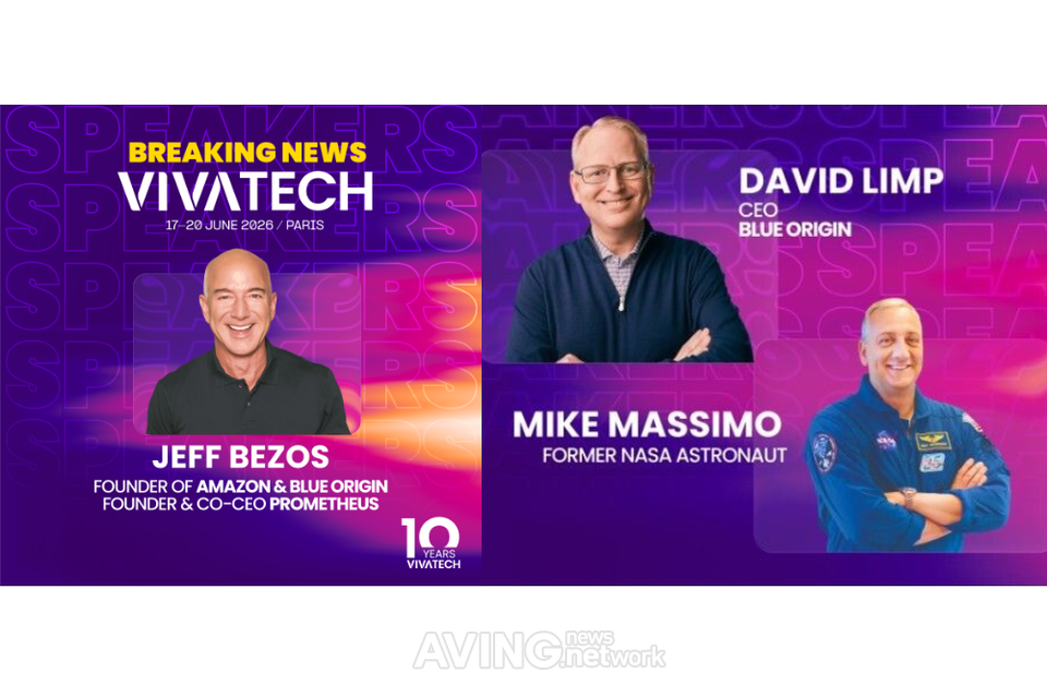 Jeff Bezos, Dave Limp, and Mike Massimino to Take the Stage at VivaTech’s 10th Anniversary, Unveiling the Future of the Space Economy and Industrial AI