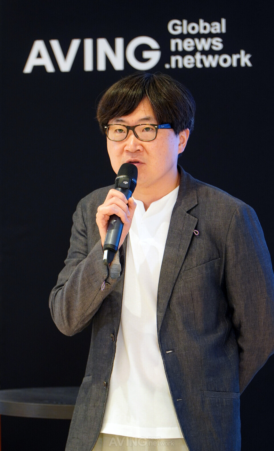 (주)슬리피 서정화 대표가 '장병 비약물 수면·피로 관리 실증사업 도입'을 주제로 발표하고 있다. | 촬영 - 에이빙뉴스