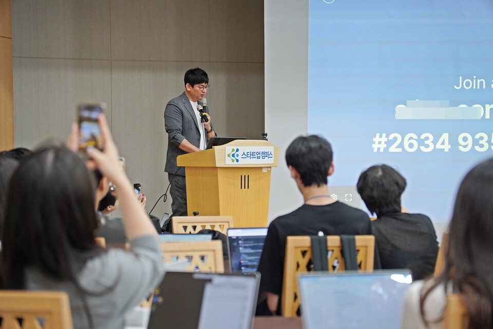 5회차 판교테크노밸리 퇴근길 밋업 강연 전경 ㅣ 촬영-에이빙뉴스
